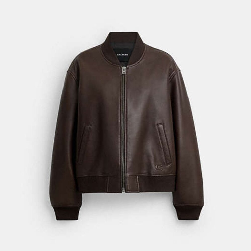 Leather Bomber